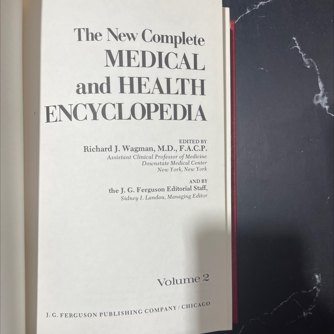 the new complete medical and health encyclopedia book, by Richard J. Wagman, M.D., 1977 Hardcover image 2