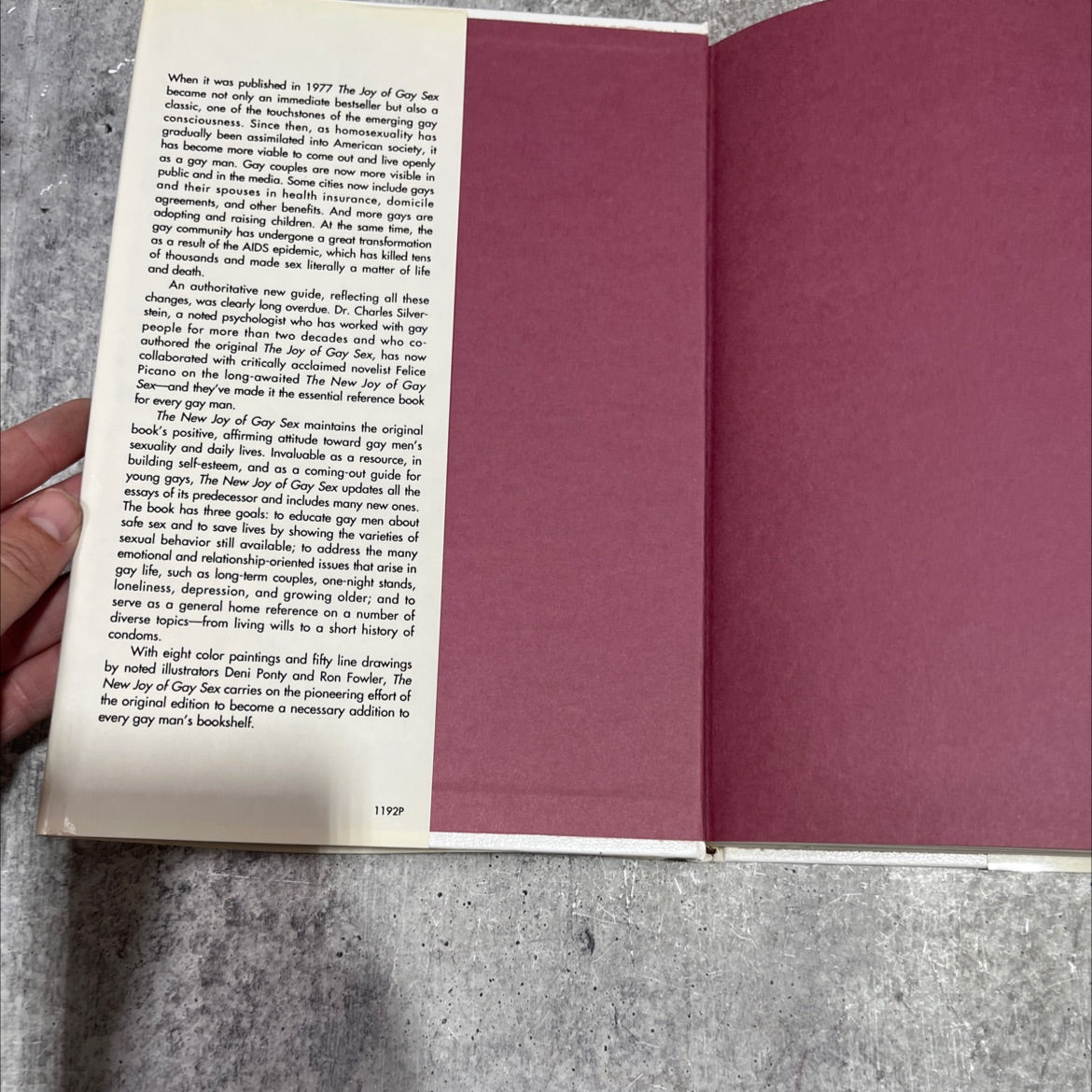 the new joy of gay sex book, by dr. charles silverstein and felice picano, 1992 Hardcover image 4