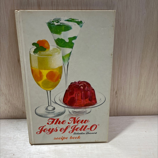 the new joys of jell-o recipe book book, by unknown, 1975 Hardcover, Vintage image 1