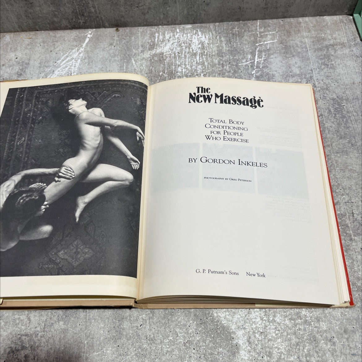the new massage total body conditioning for people who exercise book, by gordon inkeles, 1980 Hardcover image 2