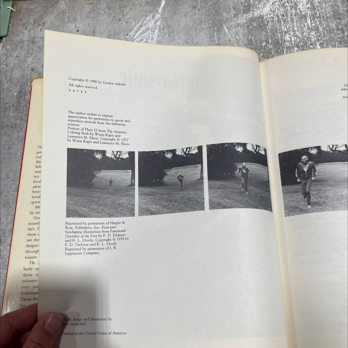 the new massage total body conditioning for people who exercise book, by gordon inkeles, 1980 Hardcover image 3