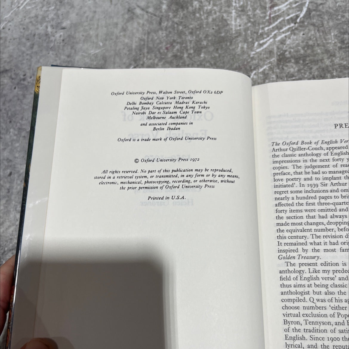 the new oxford book of english verse 1250-1950 book, by helen gardner, 1972 Hardcover image 3