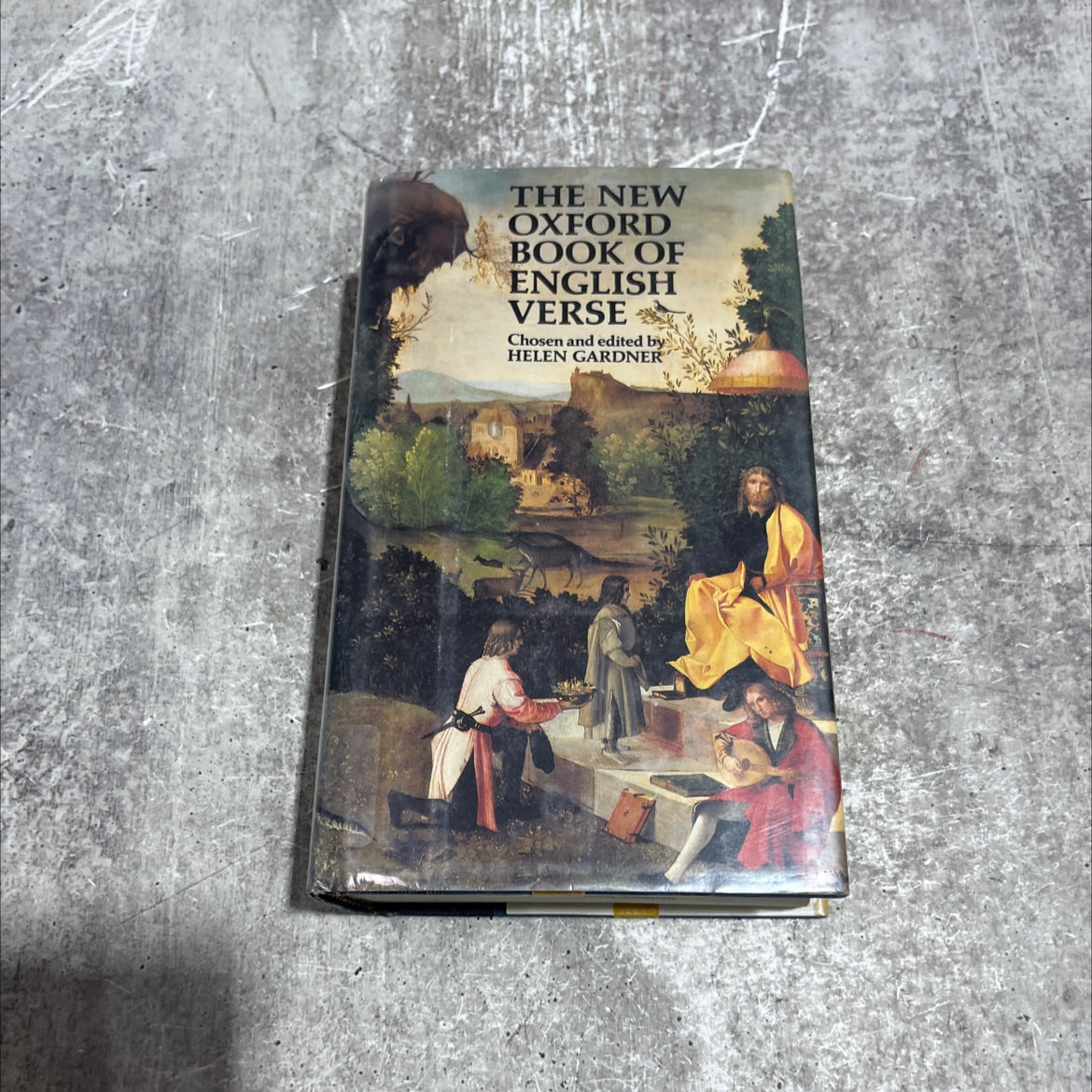 the new oxford book of english verse 1250-1950 book, by helen gardner, 1972 Hardcover image 1