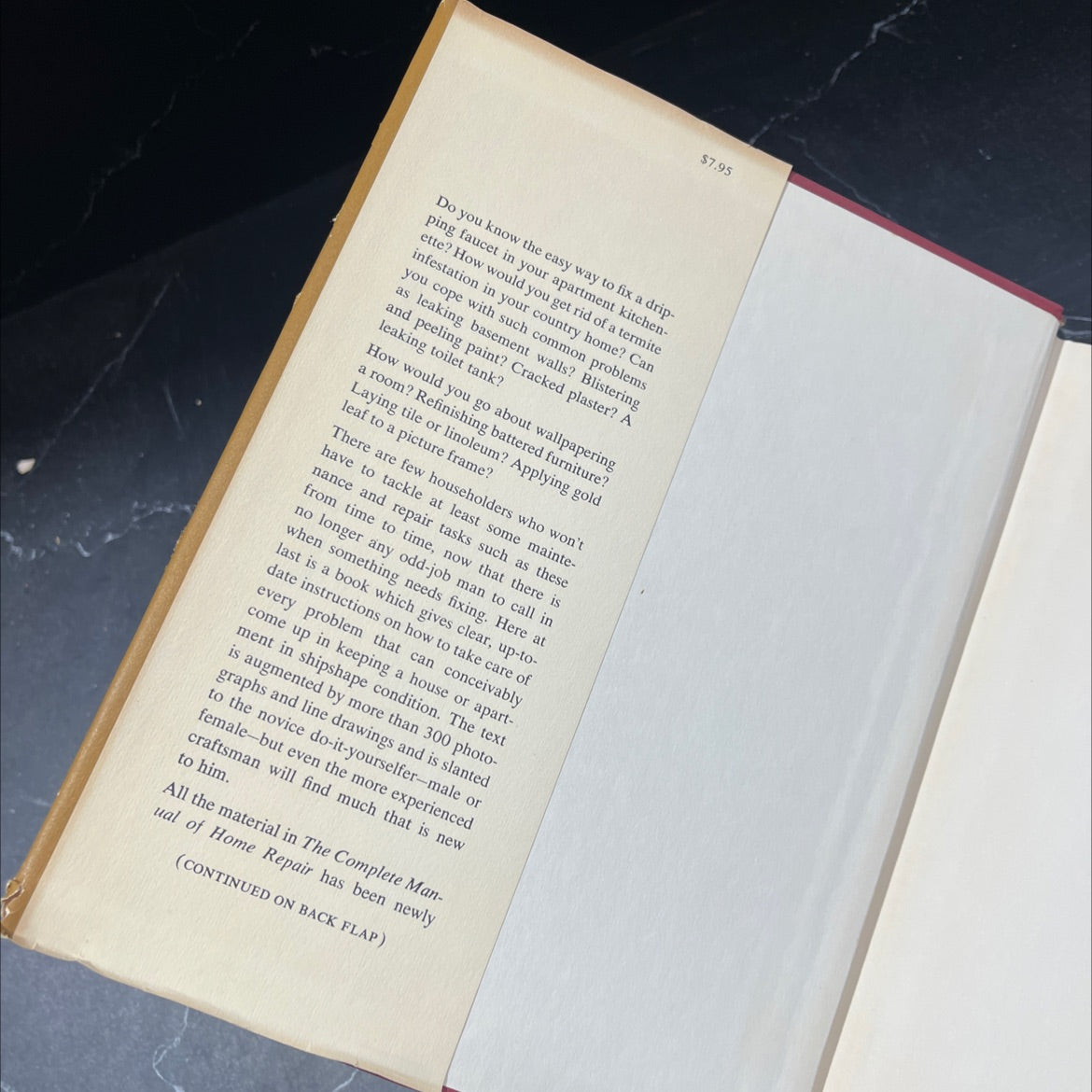 the new york times complete manual of home repair book, by bernard gladstone, 1967 Hardcover image 4