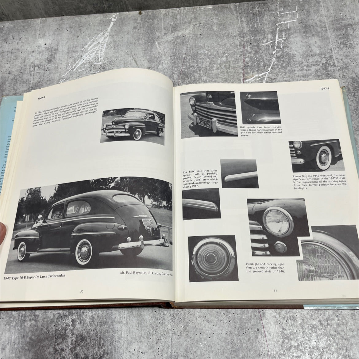 the nifty fifties fords book, by ray miller, 1974 Hardcover image 4