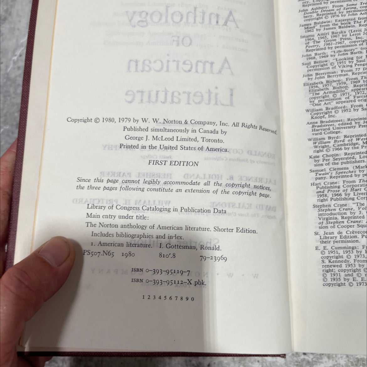 the norton anthology of american literature short edition book, by francis murphy, ronald gottesman, laurence b. image 3