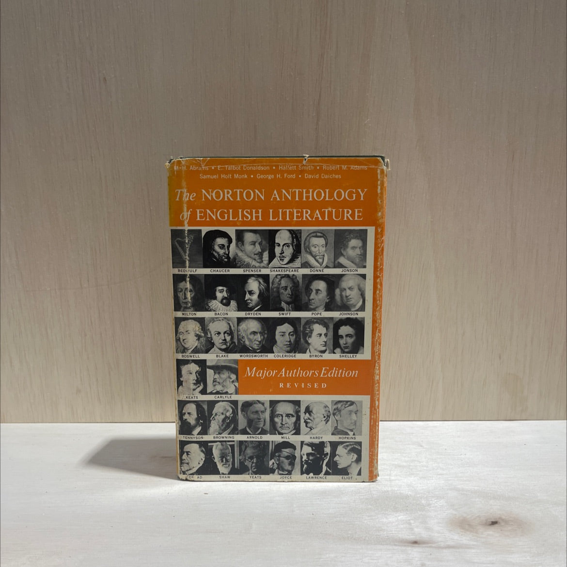 the norton anthology of english literature book, by m. h. abrams, e. talbot donaldson, hallett smith, robert m. adams, image 1