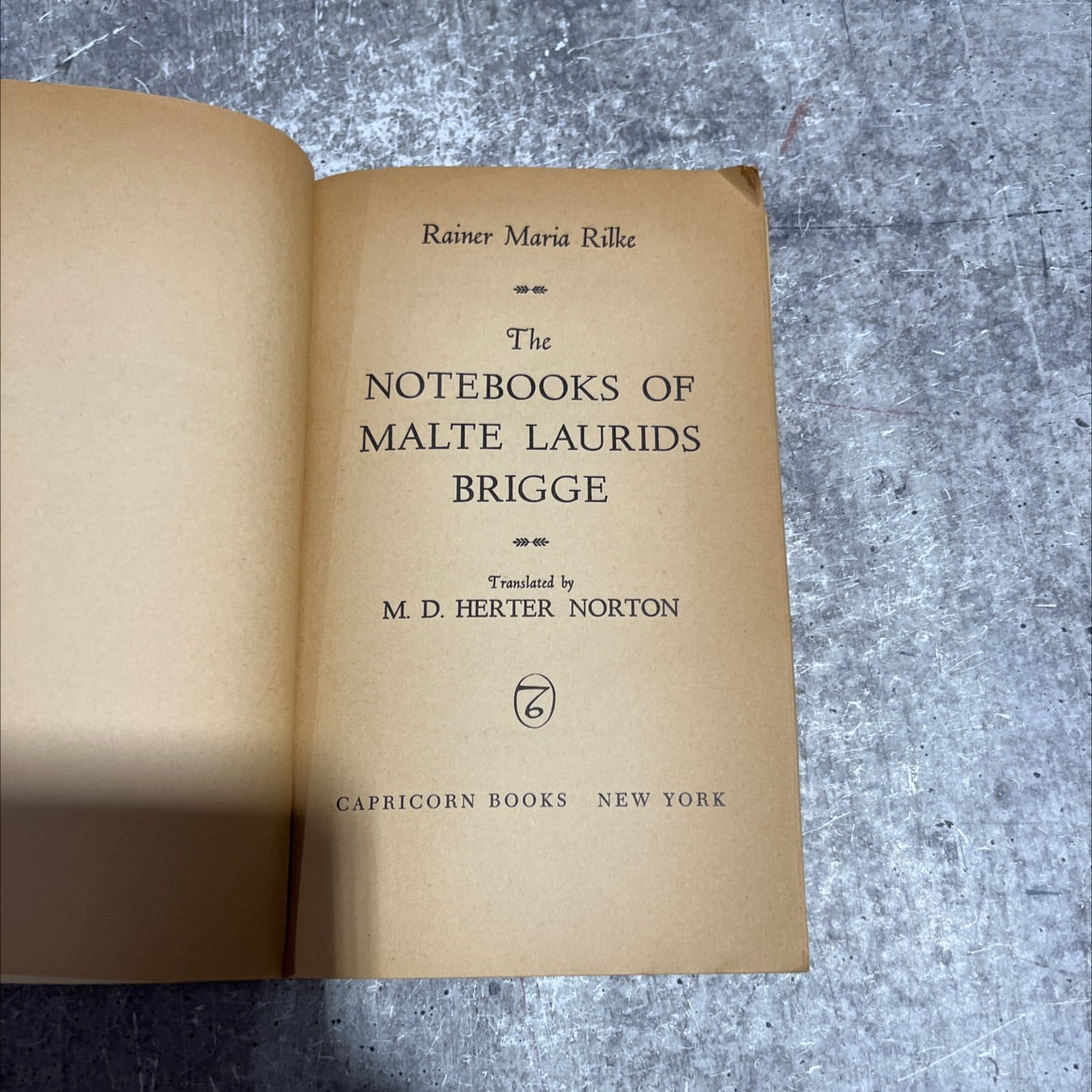 the notebooks of malte laurids brigge book, by rainer maria rilke, 1949 Paperback image 2