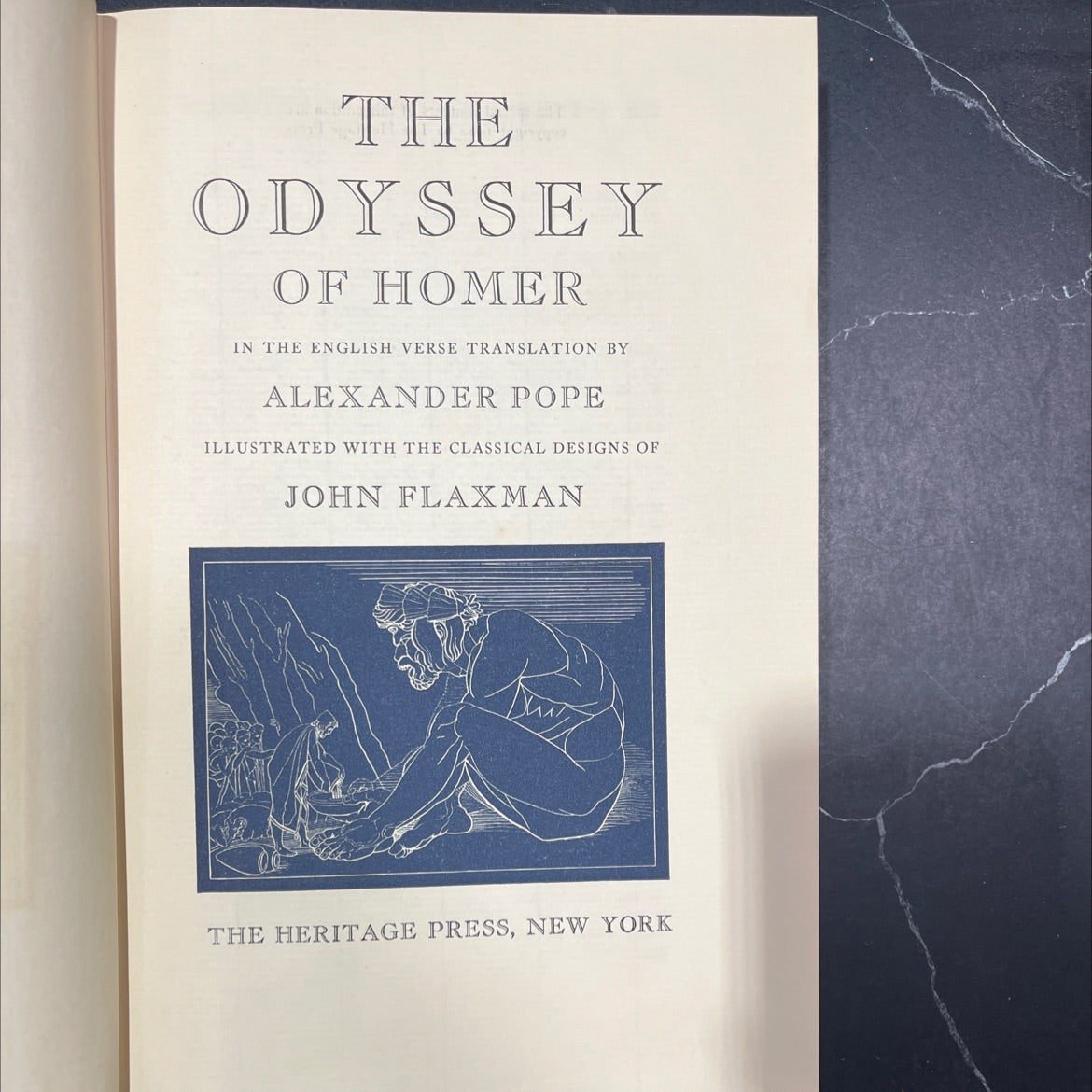the odyssey of homer in the english verse translation by alexander pope illustrated with the classical designs of john image 2