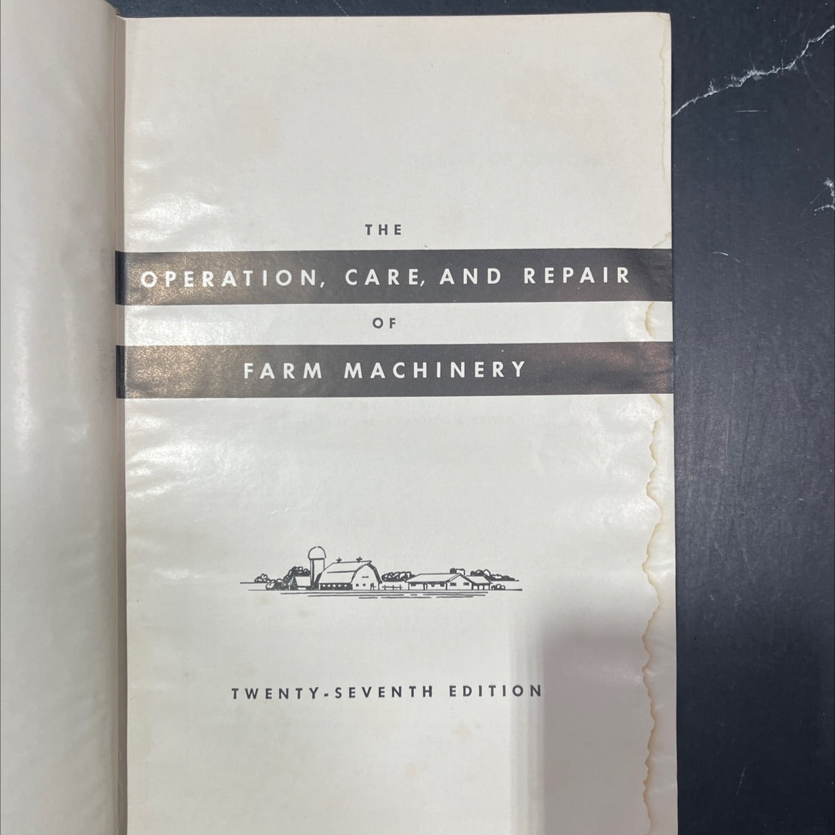 the operation, care, and repair of farm machinery twenty-seventh edition book, by unknown, 1955 Hardcover image 2