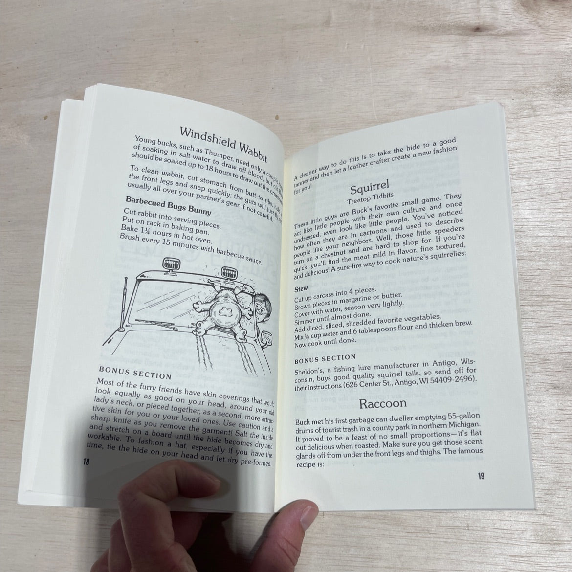 the original road kill cookbook book, by B. R. \"Buck\" Peterson, 1987 Paperback image 4