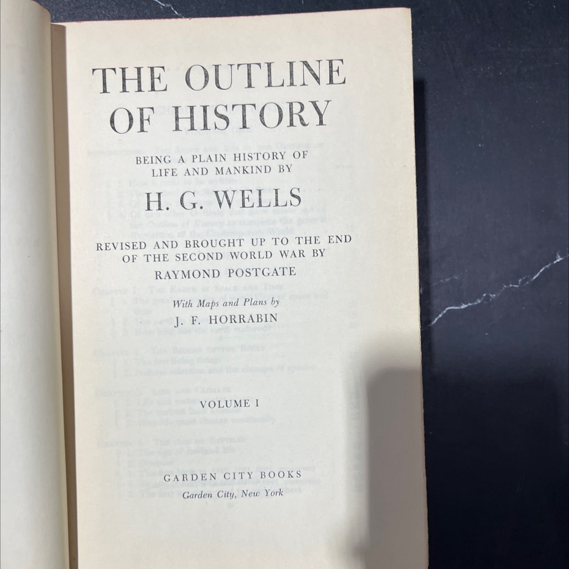 the outline of history being a plain history of life and mankind book, by h. g. wells, 1949 Hardcover image 2