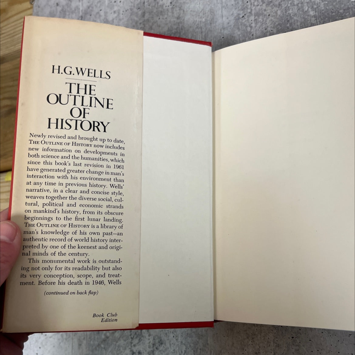 the outline of history being a plain history of life and mankind book, by H.G. Wells, 1971 Hardcover image 4