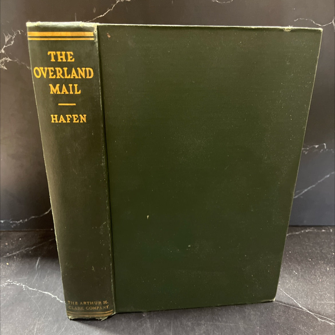 the overland mail 1849-1869 promoter of settlement precursor of railroads book, by le roy r. haben, ph.d., 1926 image 1