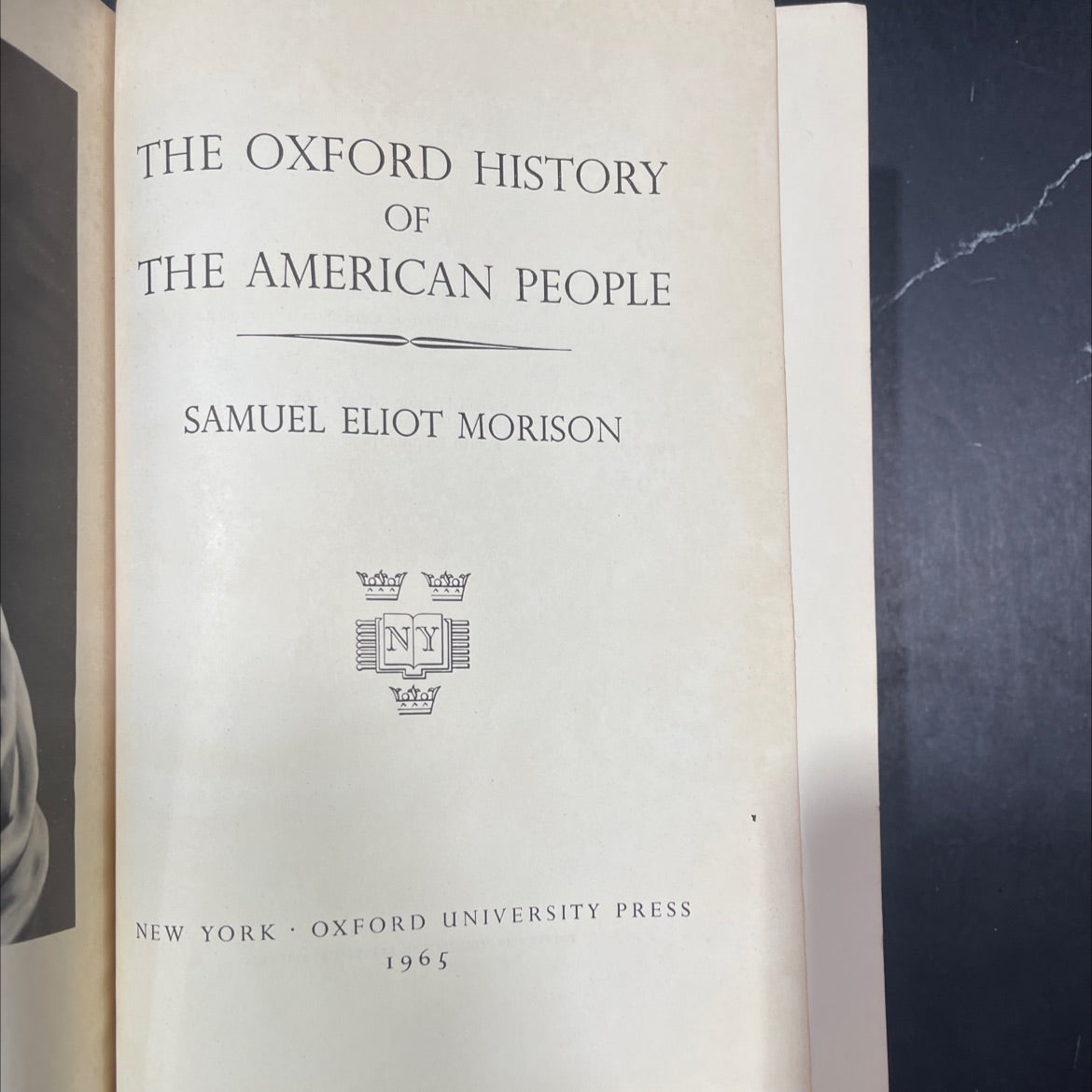 the oxford history of the american people book, by samuel eliot morison, 1965 Hardcover image 2
