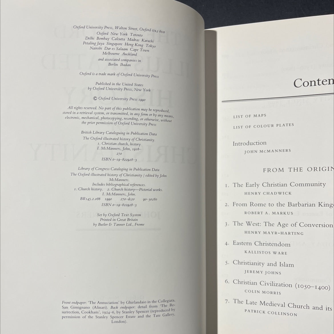 the oxford illustrated history of christianity book, by john mcmanners, 1990 Hardcover image 3