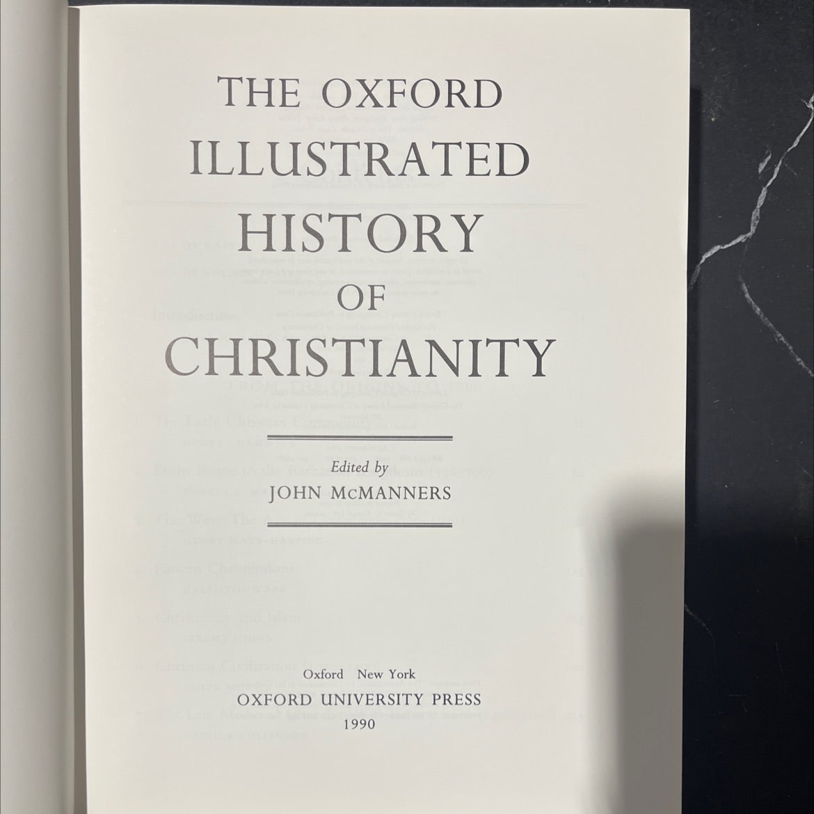 the oxford illustrated history of christianity book, by john mcmanners, 1990 Hardcover image 2