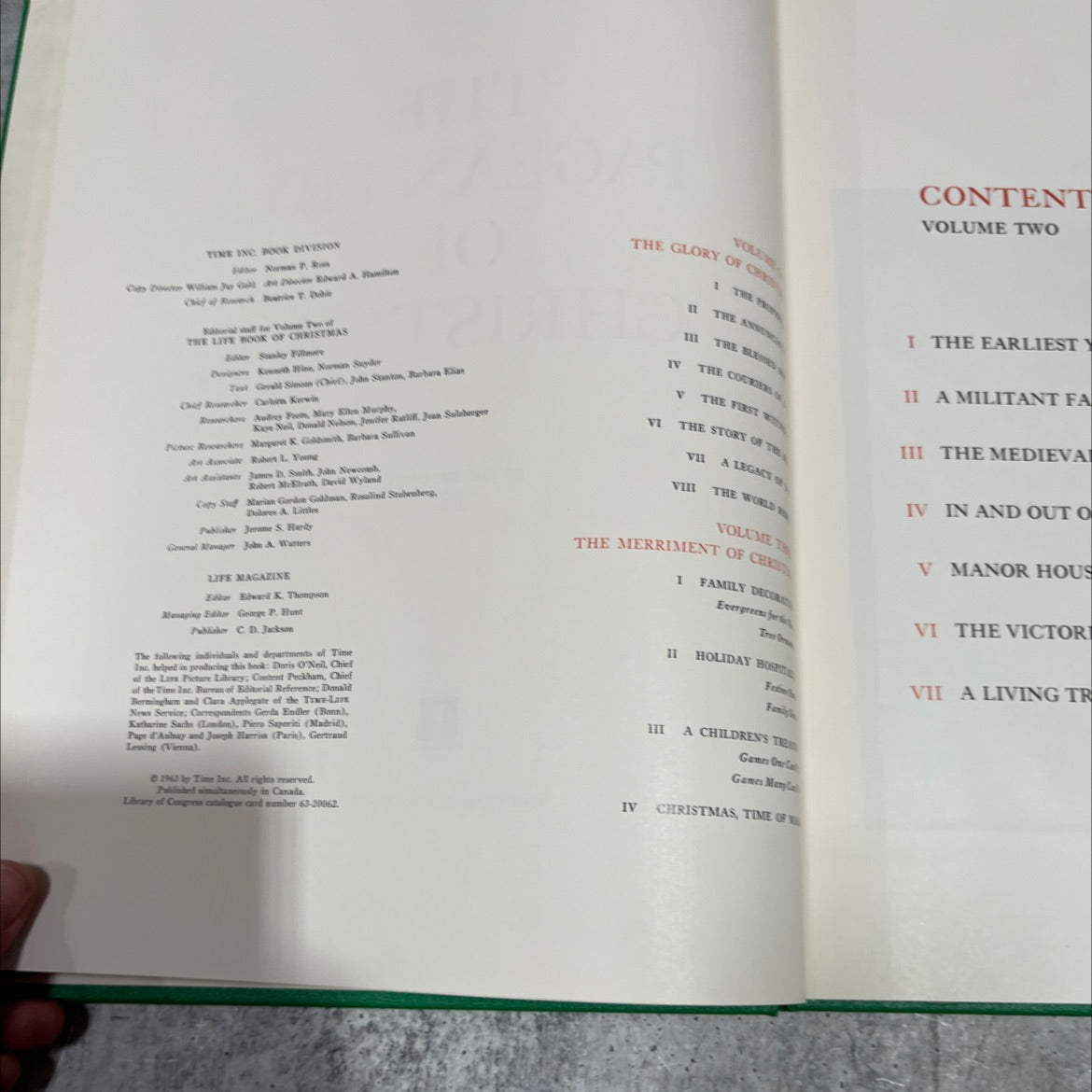 the pageantry of christmas book, by editors of life, 1963 Hardcover image 3