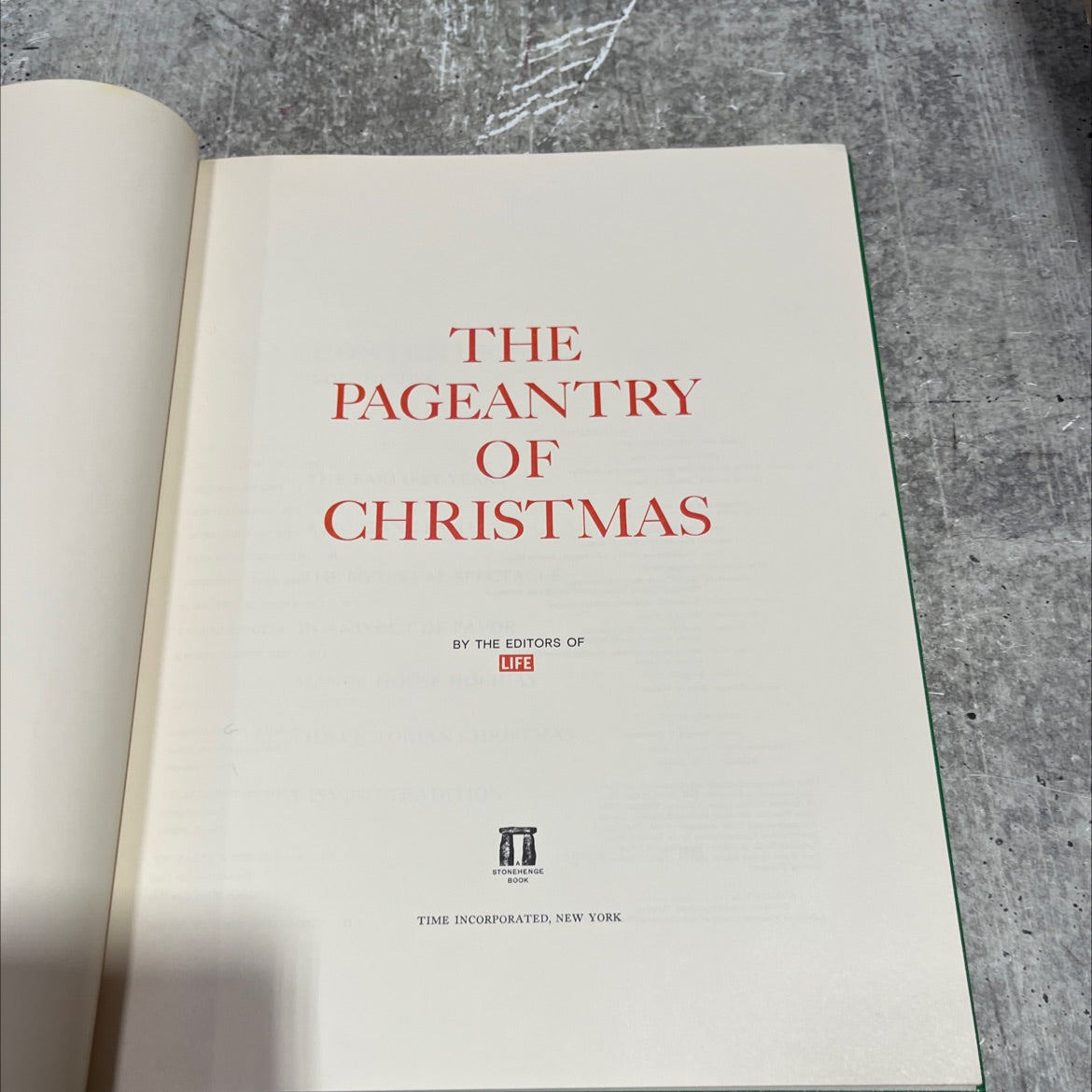 the pageantry of christmas book, by editors of life, 1963 Hardcover image 2
