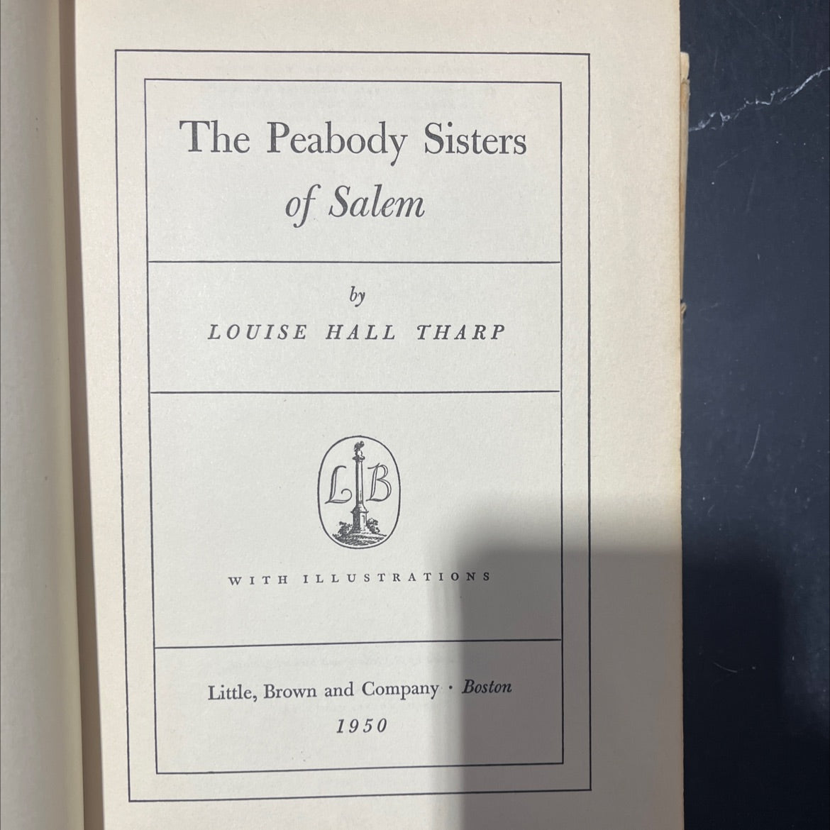 the peabody sisters of salem book, by louise hall tharp, 1950 Hardcover image 2