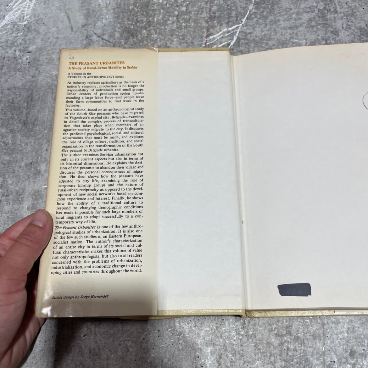 the peasant urbanites a study of rural-urban mobility in serbia book, by andrei simić, 1973 Hardcover image 4