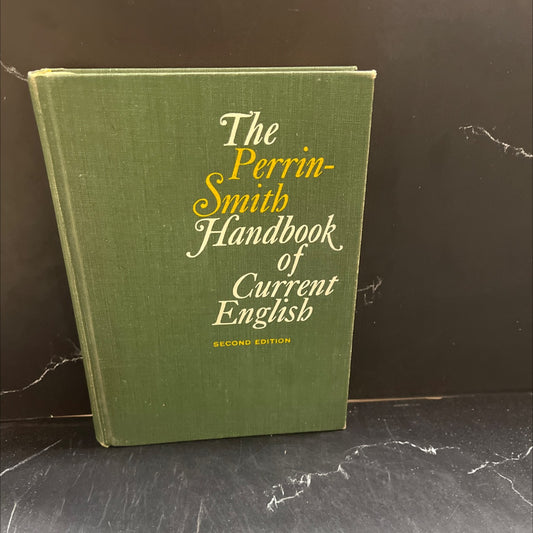 the perrin-smith handbook of current english book, by porter g. perrin and george h. smith, 1962 Hardcover image 1