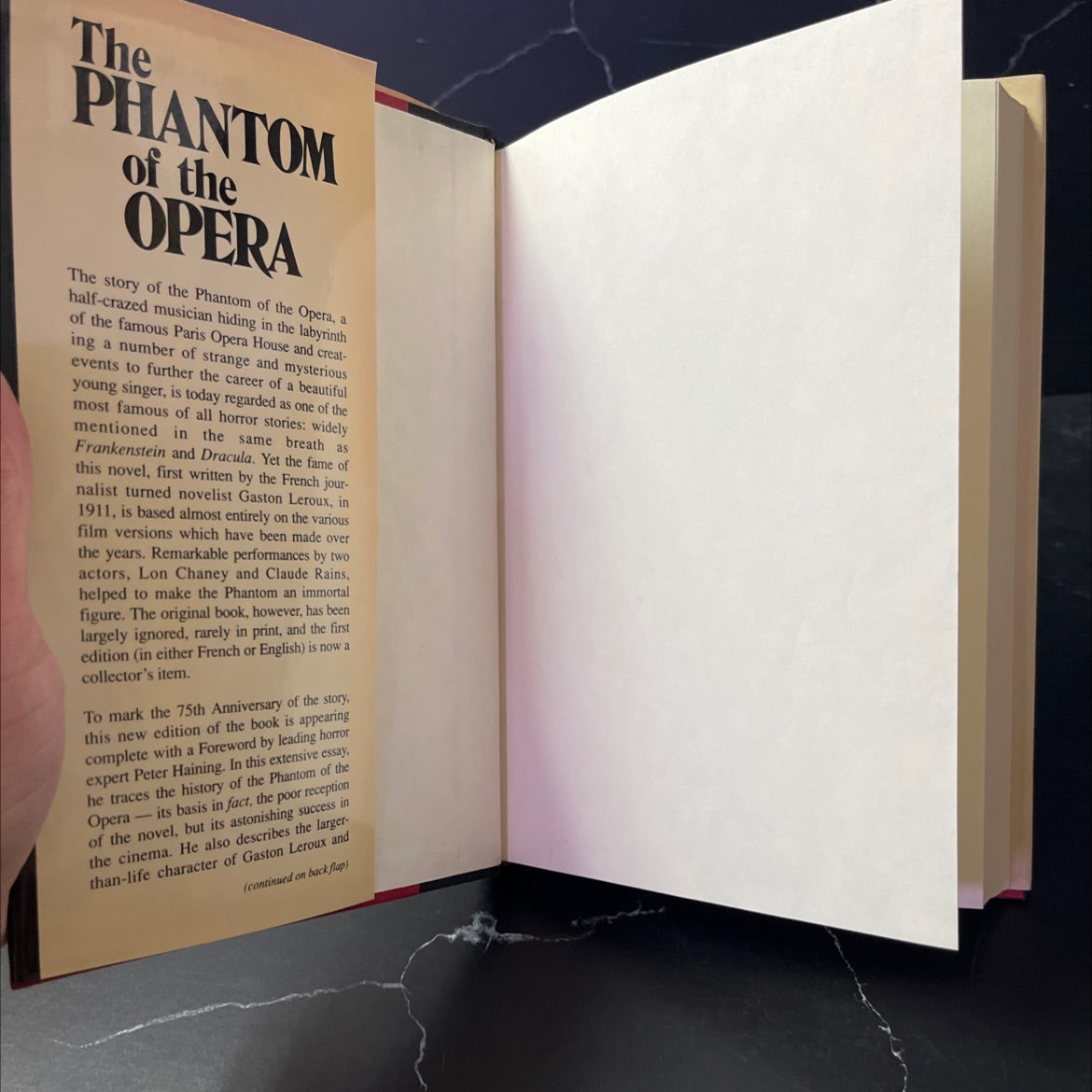 the phantom of the opera book, by gaston leroux, 1988 Hardcover image 4