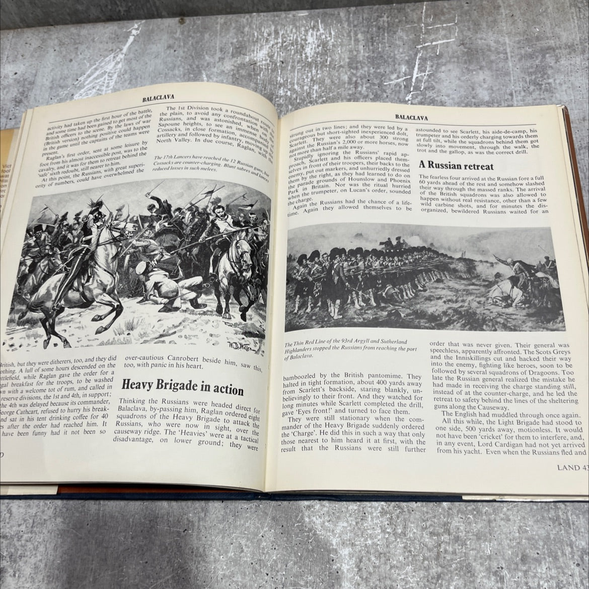 the pictorial history of land battles book, by alastair revie, 1974 Hardcover image 4