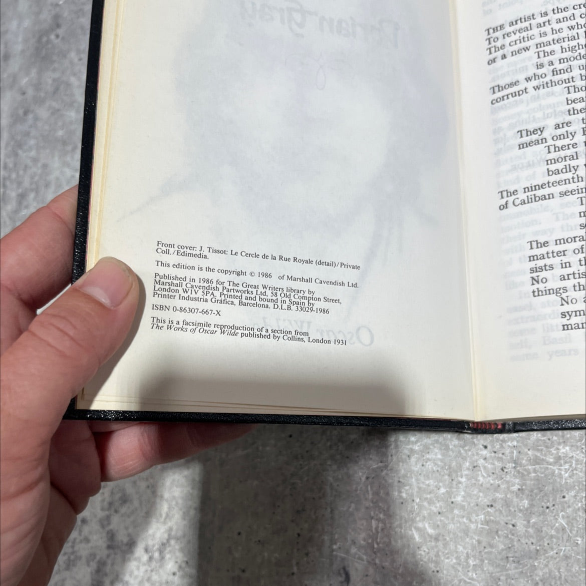 the picture of dorian gray book, by oscar wilde, 1986 Hardcover image 3