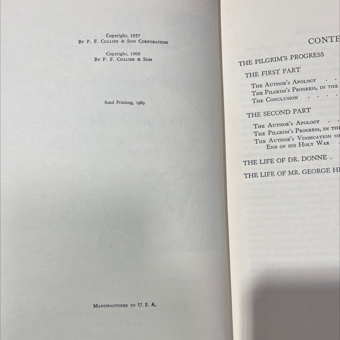 the pilgrim's progress book, by john bunyan, 1937 Hardcover image 3