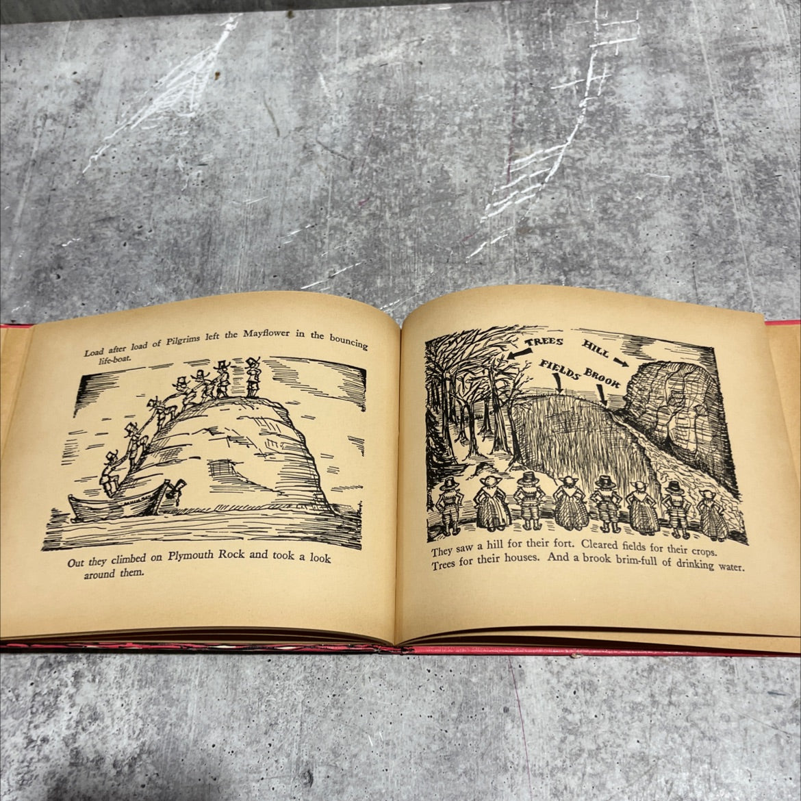 the pilgrims party a really truly story book, by sadyebeth & anson lowitz, 1959 Hardcover image 4