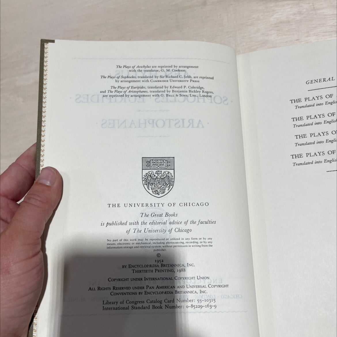 the plays of aeschylus, sophocles, euripides, and aristophanes book, by Edward P. Coleridge, 1988 Hardcover image 3