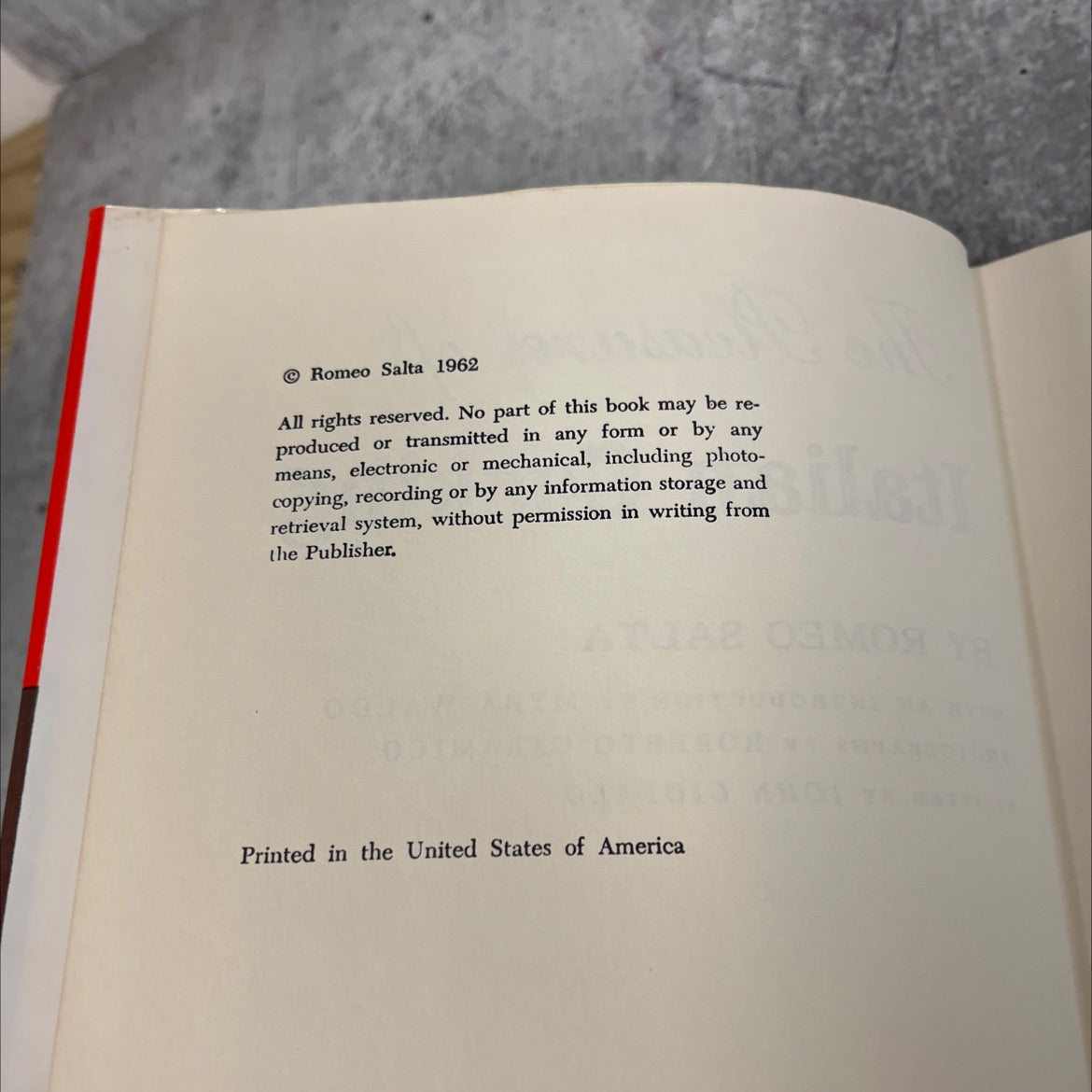 the pleasures of italian cooking book, by romeo salta, 1962 Hardcover image 3