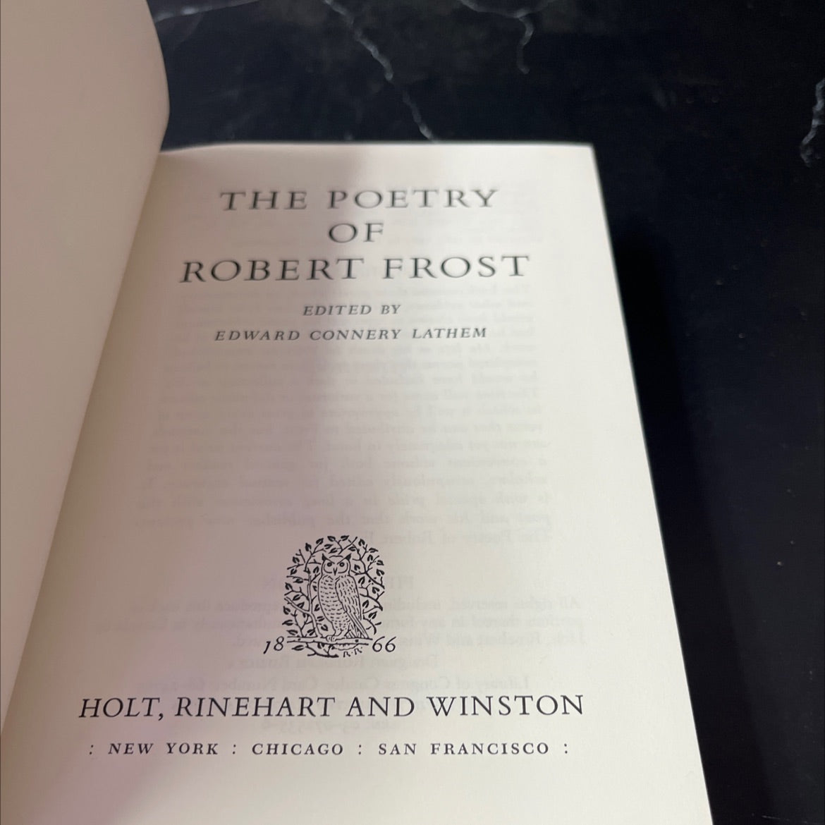 the poetry of robert frost book, by robert frost, 1969 Hardcover image 2
