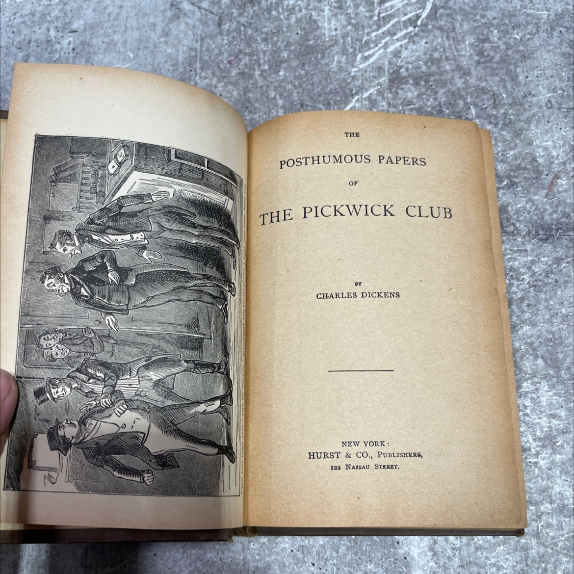 the posthumous papers of the pickwick club book, by charles dickens, unknown Hardcover image 2