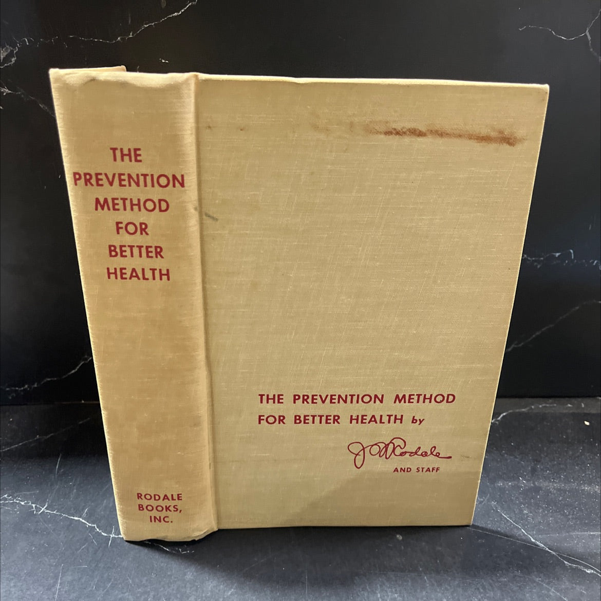 the prevention method for better health book, by j. i. rodale and staff, 1974 Hardcover image 1