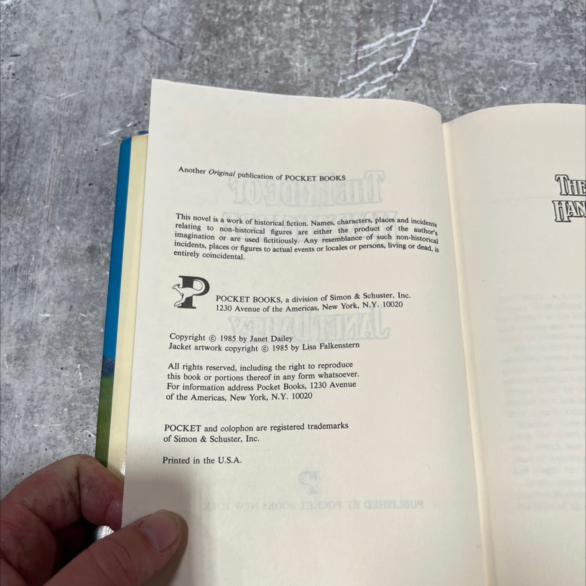 the pride of hannah wade book, by janet dailey, 2008 Hardcover image 3