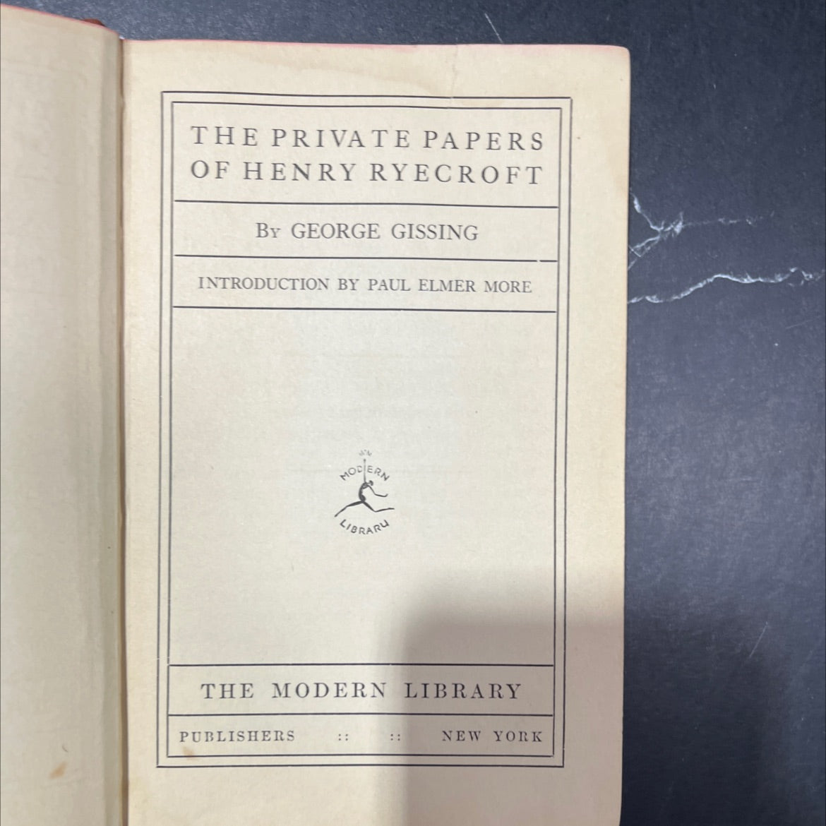 the private papers of henry ryecroft book, by george gissing, 1970 Hardcover image 2