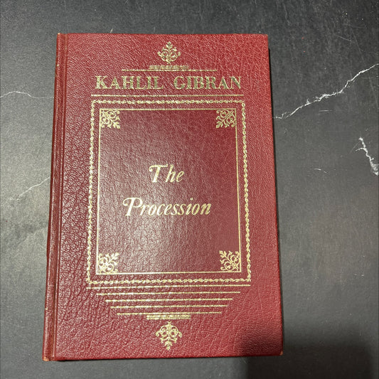 the procession book, by khalil gibran, 1958 Leather image 1