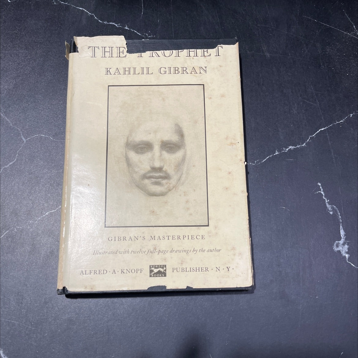 the prophet book, by kahlil gibran, 1949 Hardcover image 1