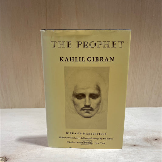 the prophet book, by Kahlil Gibran, 1988 Hardcover image 1