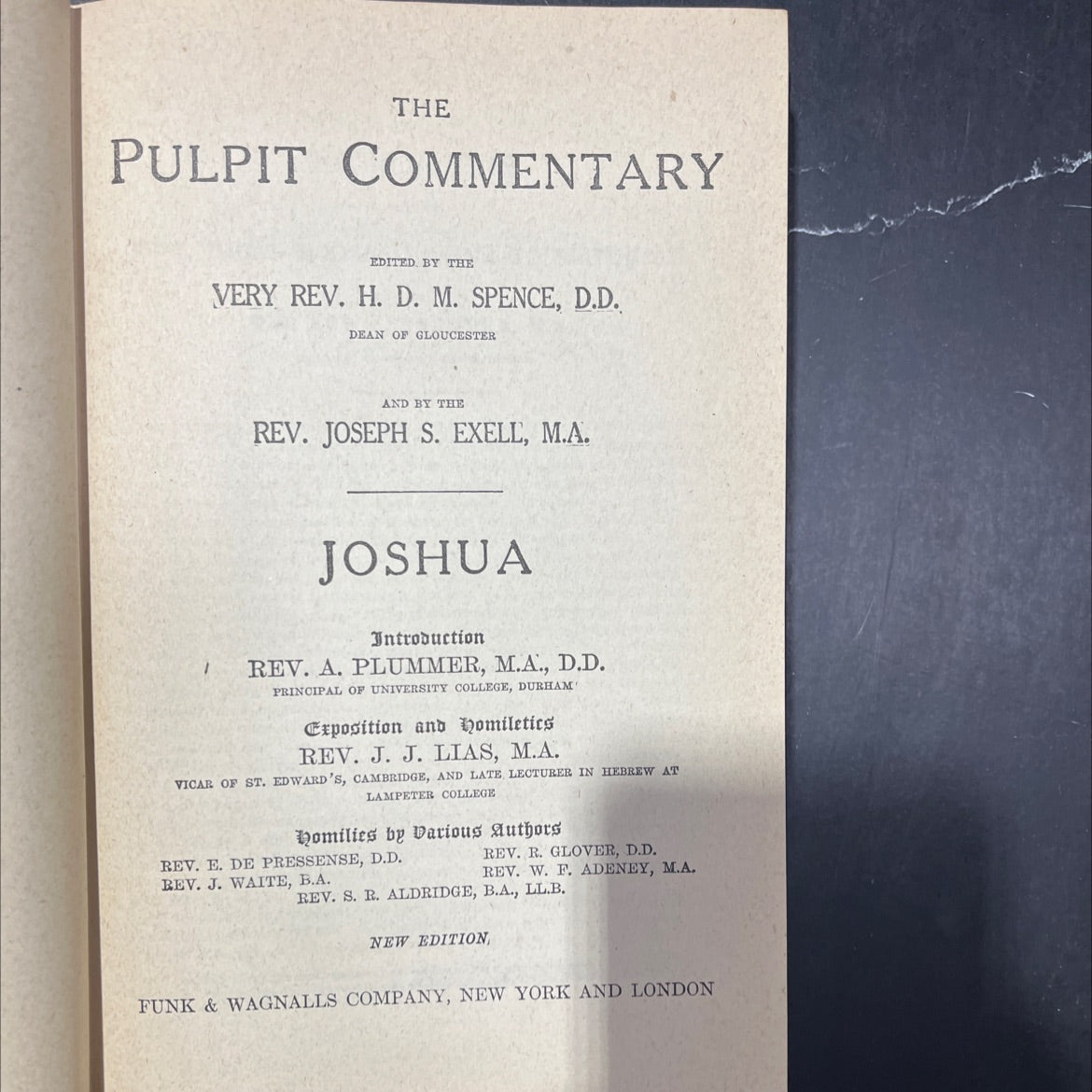 the pulpit commentary: joshua book, by various authors, 1970 Hardcover image 2