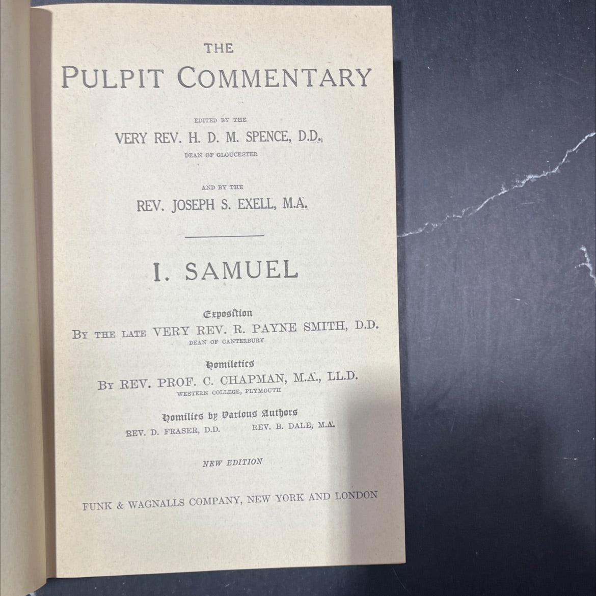 the pulpit commentary i. samuel book, by various authors, 1970 Hardcover image 2