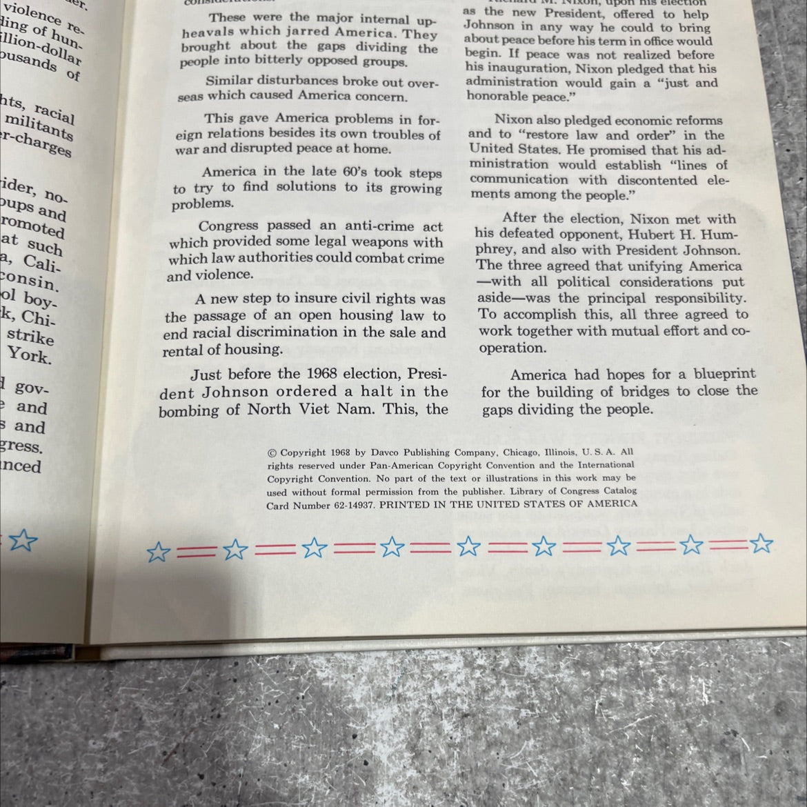 the pursuit of peace and justice book, by unknown, 1968 Hardcover image 3