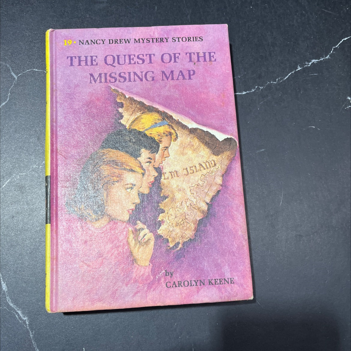 the quest of the missing map book, by carolyn keene, 1969 Hardcover image 1