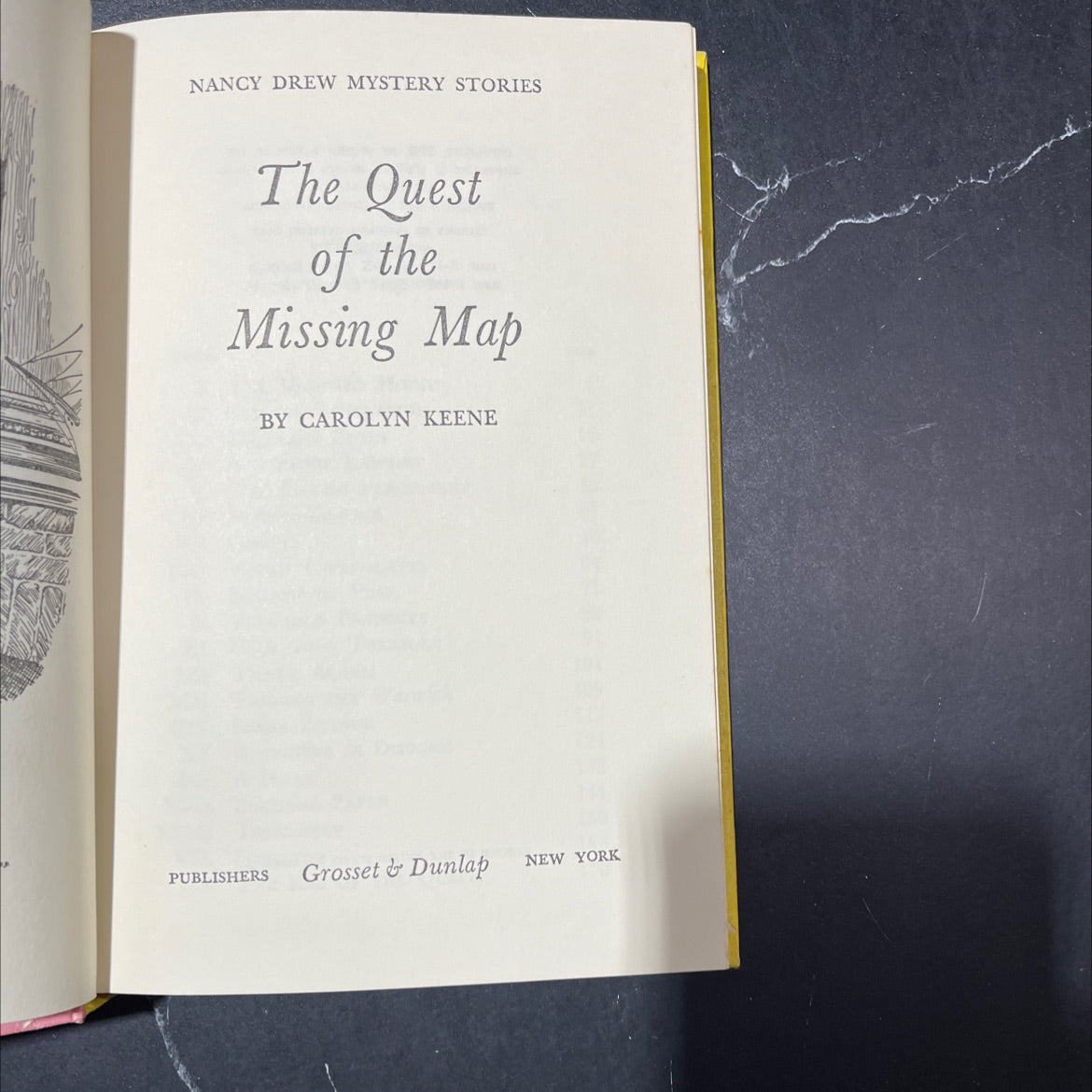 the quest of the missing map book, by carolyn keene, 1969 Hardcover image 2