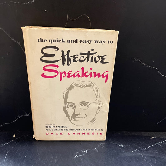 the quick and easy way to effective speaking book, by dorothy carnegie, 1966 Hardcover image 1