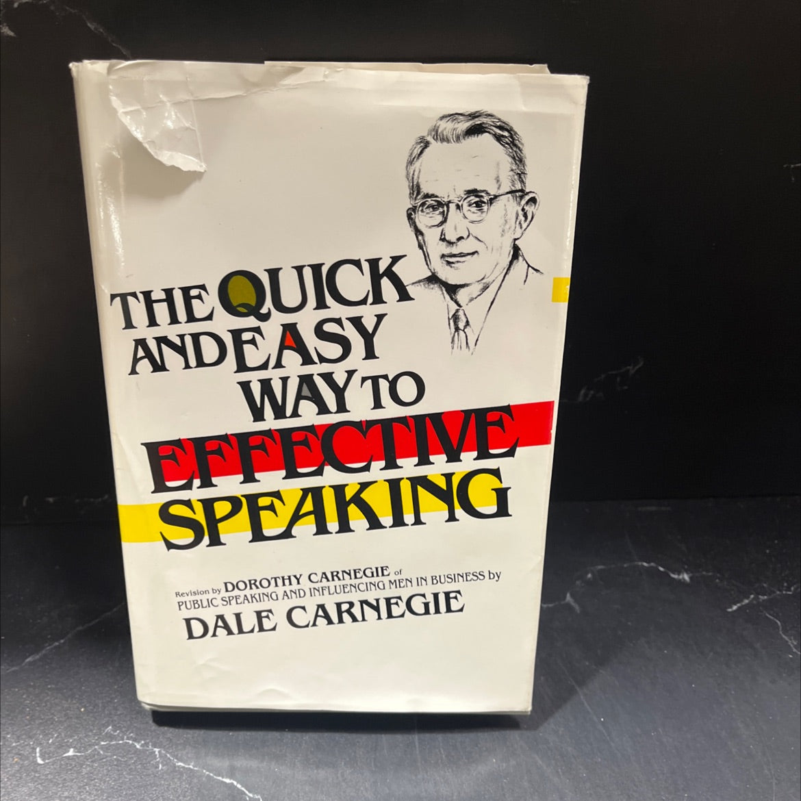 the quick and easy way to effective speaking book, by dorothy carnegie, 1990 Hardcover image 1
