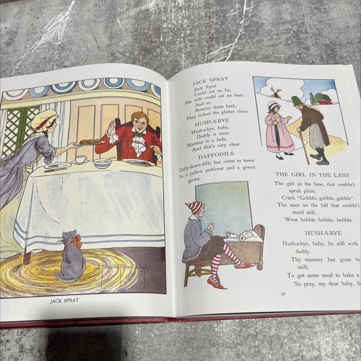 the real mother goose book, by unknown, 1992 Hardcover image 4