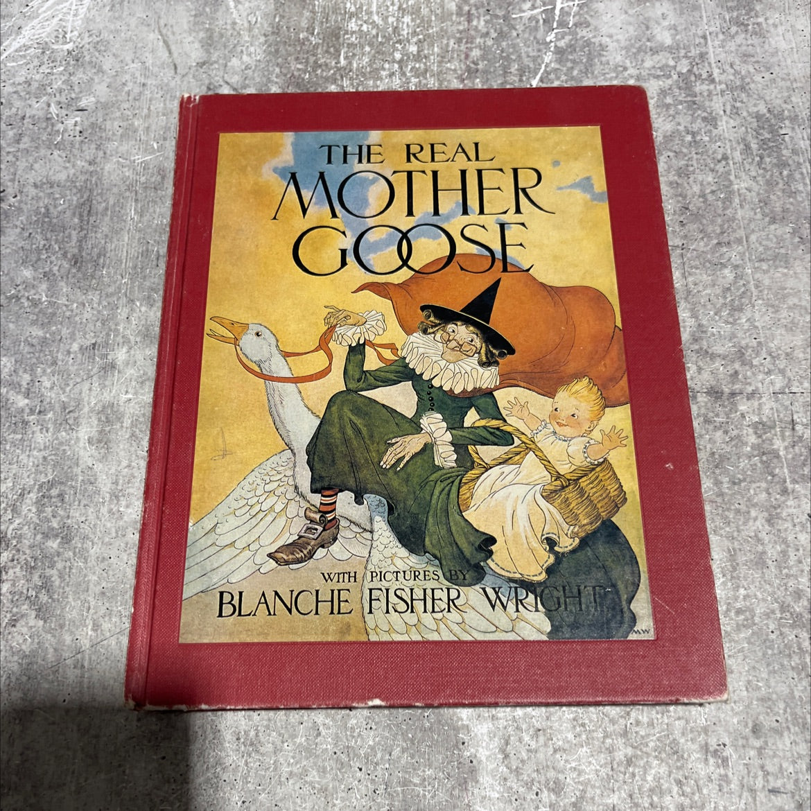 the real mother goose book, by unknown, 1992 Hardcover image 1